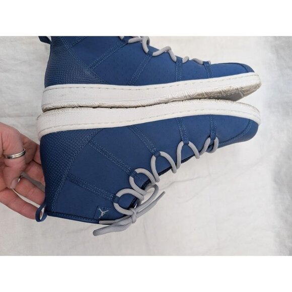 Nike Air Jordan Galaxy Blue and white mid top shoes US 10.5 - Picture 10 of 10